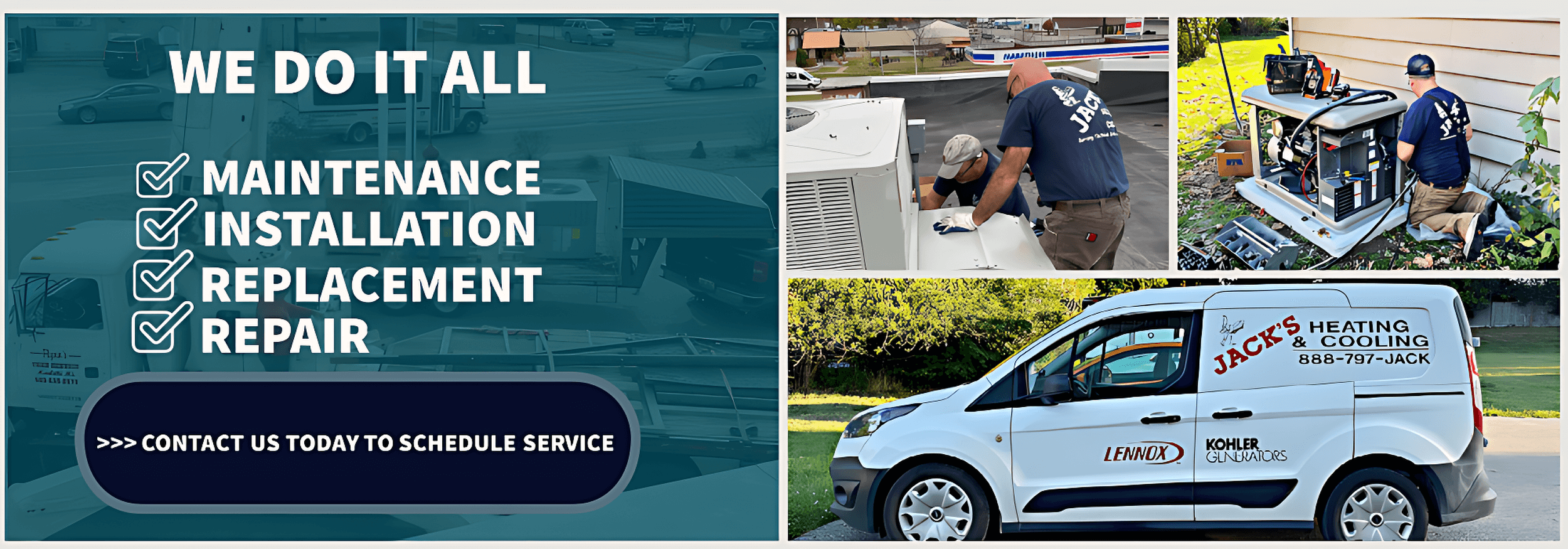 Furnace, Air ConditioningHome Generator Jack's Heating and Cooling